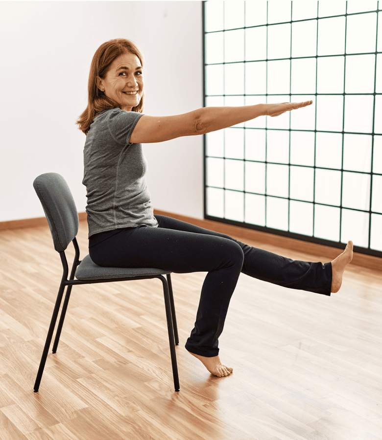 Wall Pilates demonstration